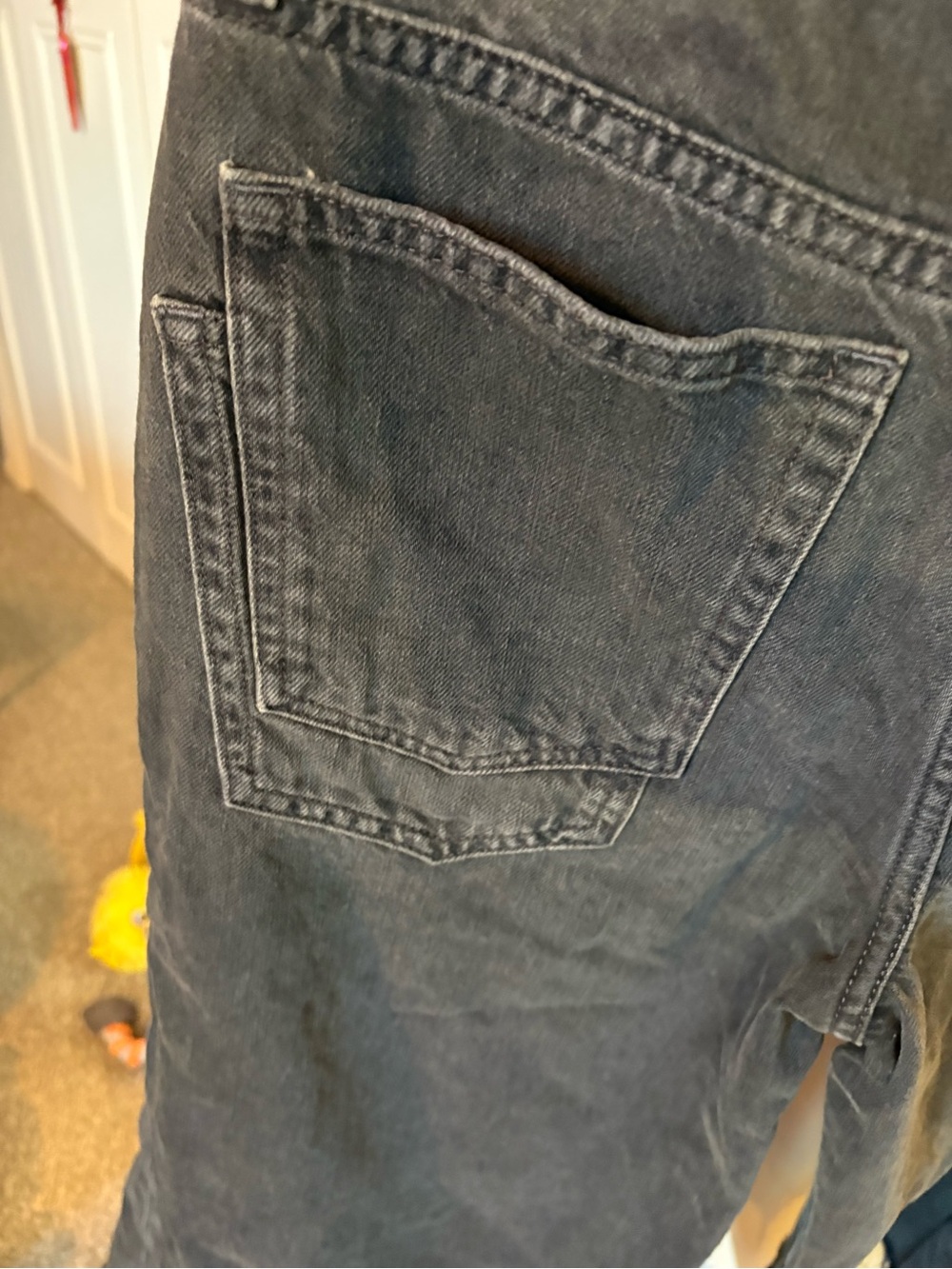 We The Free People Ripple Wide Leg Crop Jeans Culottes 28L - Picture 5 of 7